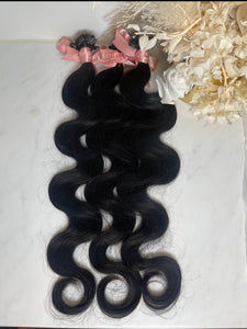 2A - Soft Waves Virgin Indian seamless clip in hair extensions