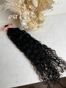 3A Soft Curly - Virgin Indian I-Tip extensions