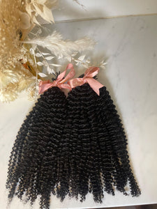 4B coily/Afro- Virgin Indian Tape in hair extension