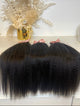 1C - Kinky (Afro) Straight Virgin Indian seamless clip in hair extensions
