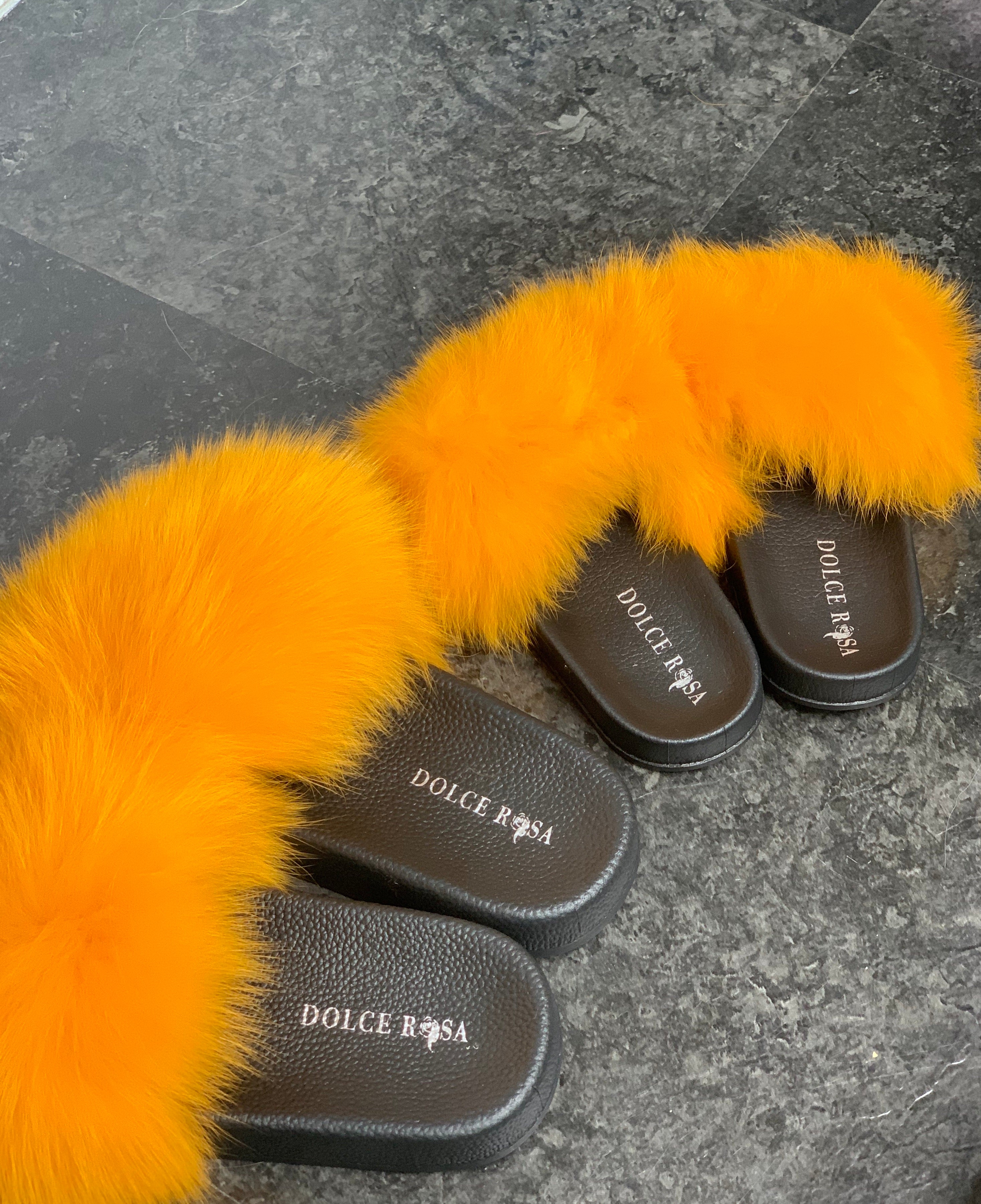 Mommy and me fur slides new arrivals