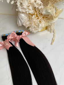 1A Straight - Virgin Indian Tape in hair extension