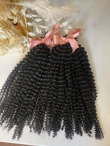 4B coily/Afro- Virgin Indian Tape in hair extension
