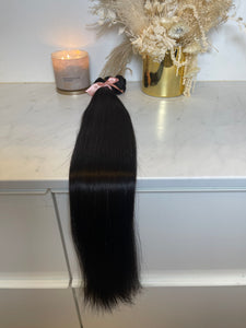 1A Straight- Virgin Indian Clip In Hair Extensions